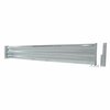 Vestil Galvanized Guard Rail-Bolt On 9 Ft GR-F3R-DI-9-HDG